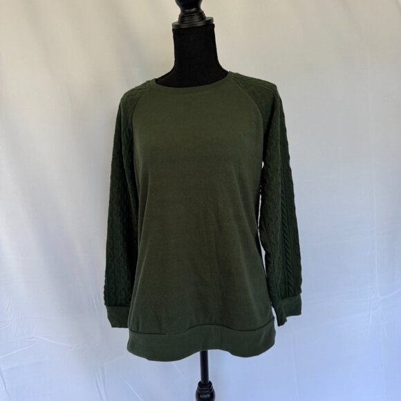WOMENS LONG Knit Sleeve SWEATER Super Soft SMALL -0301 - Picture 1 of 11